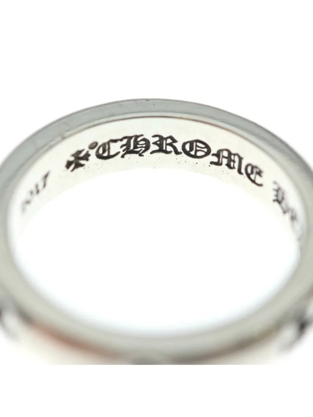 Chrome Hearts Negative CH Plus Ring Silver